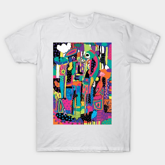 The Flavor Of Colors T-Shirt by saif